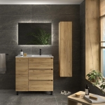 SALGAR BEQUIA PLUS Mueble de baño 3C de 90+puerta Lavabo Constanza - Imagen 4