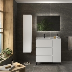SALGAR BEQUIA PLUS Mueble de baño 3C de 90+puerta Lavabo Constanza - Imagen 9