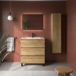 SALGAR BEQUIA 3C Mueble de baño 60-80-100-120 Lavabo Constanza - Imagen 4