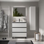 SALGAR BEQUIA METAL 3C Mueble de baño 60-80-100-120 Lavabo Constanza - Imagen 4