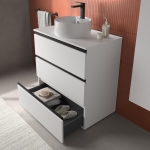 SALGAR BEQUIA METAL 3C o 6C Mueble de baño 60-80-100-120 Lavabo Lisboa - Imagen 11