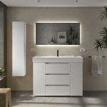 SALGAR BEQUIA PLUS Mueble de baño con patas 120+puerta Lavabo Venetto