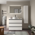 SALGAR BEQUIA METAL 3C o 6C Mueble de baño 60-80-100-120 Lavabo Lisboa - Imagen 5