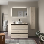 SALGAR BEQUIA METAL 3C o 6C Mueble de baño 60-80-100-120 Lavabo Lisboa - Imagen 6
