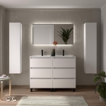 SALGAR BEQUIA 3C Mueble de baño 60-80-100-120 Lavabo Constanza - Imagen 6