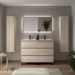 SALGAR BEQUIA 3C Mueble de baño 60-80-100-120 Lavabo Constanza - Imagen 8