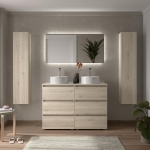 SALGAR BEQUIA 3C o 6C Mueble de baño 60-80-100-120 Lavabo Lisboa - Imagen 8