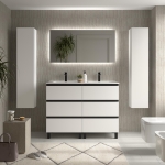 SALGAR BEQUIA METAL 3C Mueble de baño 60-80-100-120 Lavabo Constanza - Imagen 6