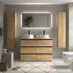 SALGAR BEQUIA METAL 3C o 6C Mueble de baño 60-80-100-120 Lavabo Lisboa - Imagen 7