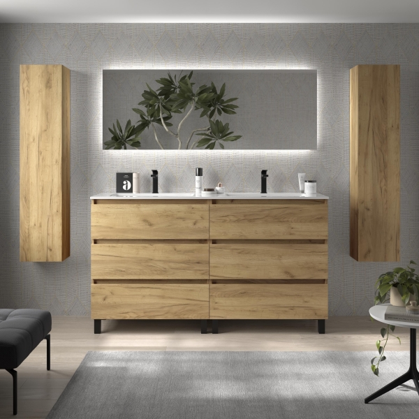 SALGAR BEQUIA Mueble de baño 6C 160 Lavabo Vilna - Imagen 3