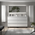 SALGAR BEQUIA Mueble de baño 6C 160 Lavabo Vilna
