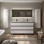 SALGAR BEQUIA METAL Mueble de baño 6C 160 Lavabo Vilna. - Imagen 2