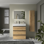 SALGAR BEQUIA 3C Mueble de baño 80-100-120 Lavabo Venetto - Imagen 3
