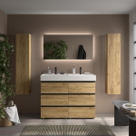 SALGAR BEQUIA 3C Mueble de baño 80-100-120 Lavabo Venetto - Imagen 6