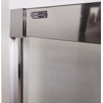 Mampara Angular 1f+1c + Lateral Kandy de Debaño Cromo, negra, blanca y oro mate Serie Baikal - Imagen 6