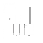 Escobillero acero S.316 Practic