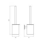 Escobillero black gun metal Essential