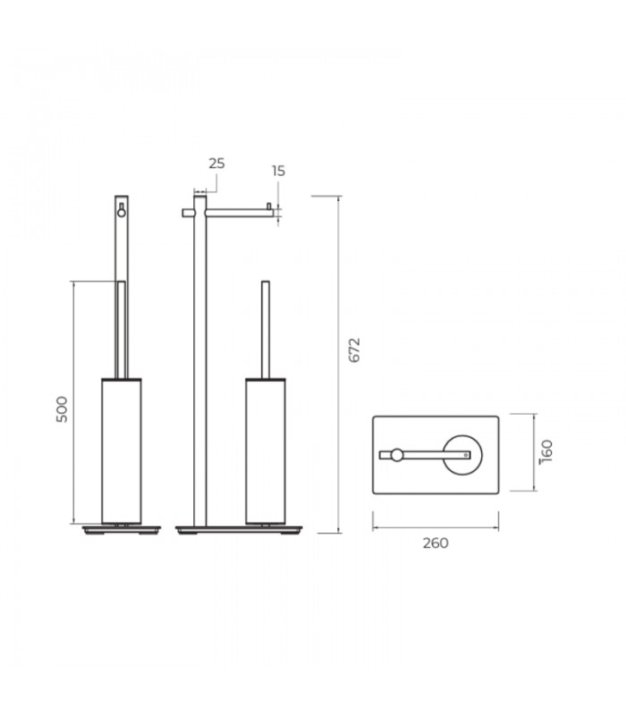 escobillero-con-portarrollos-acero-s316-practic.jpg Escobillero con portarrollos acero S.316 Practic - Imagen 1