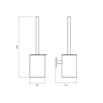 Escobillero negro Technic