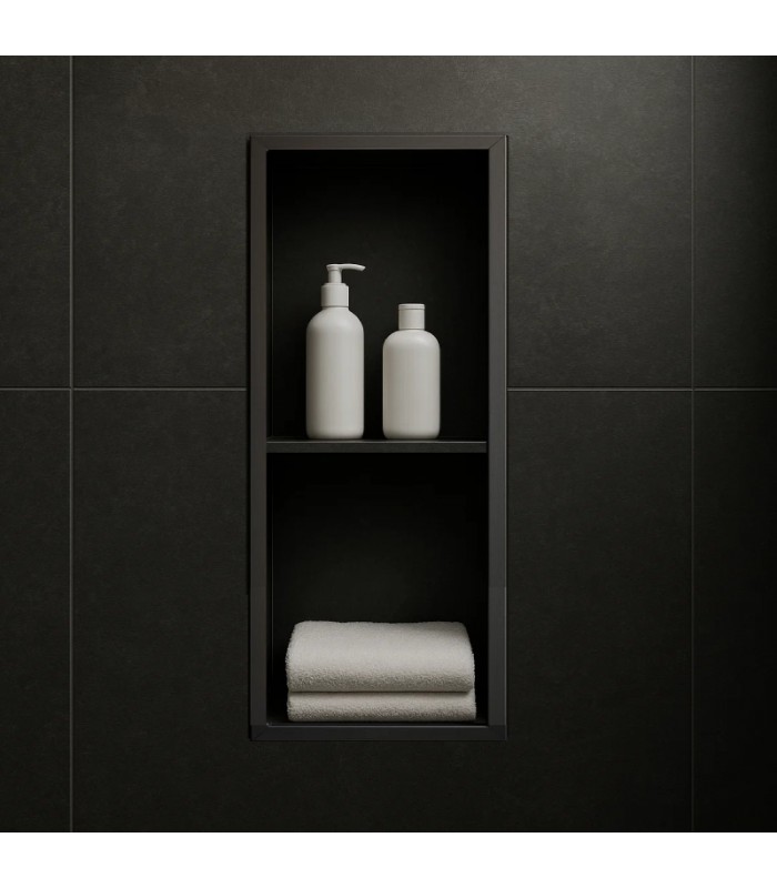 hornacina-para-bano-vertical-con-dos-estantes-black-gun-metal-artic-1.jpg Hornacina para baño vertical con dos estantes Black gun metal Artic