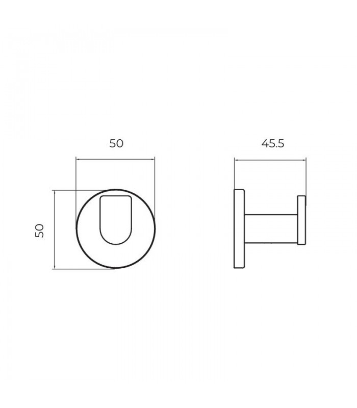 percha-black-gun-metal-practic.jpg Percha black gun metal Practic - Imagen 1