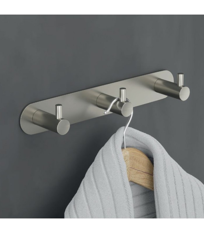 percha-triple-black-gun-metal-essential.jpg Percha triple black gun metal Essential - Imagen 1