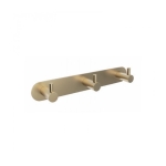 Percha triple oro cepillado Essential - Imagen 3