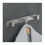 Percha triple oro cepillado Practic - Imagen 3