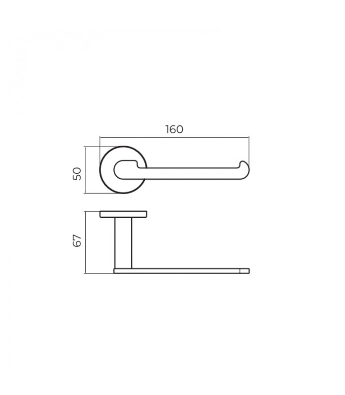 portarrollos-black-gun-metal-practic.jpg Portarrollos black gun metal Practic - Imagen 1