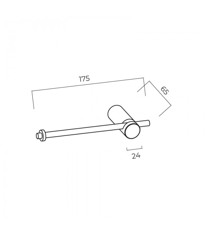 portarrollos-cromo-time.jpg Portarrollos cromo Time - Imagen 1
