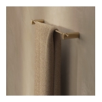 Toallero barra negro Time 40