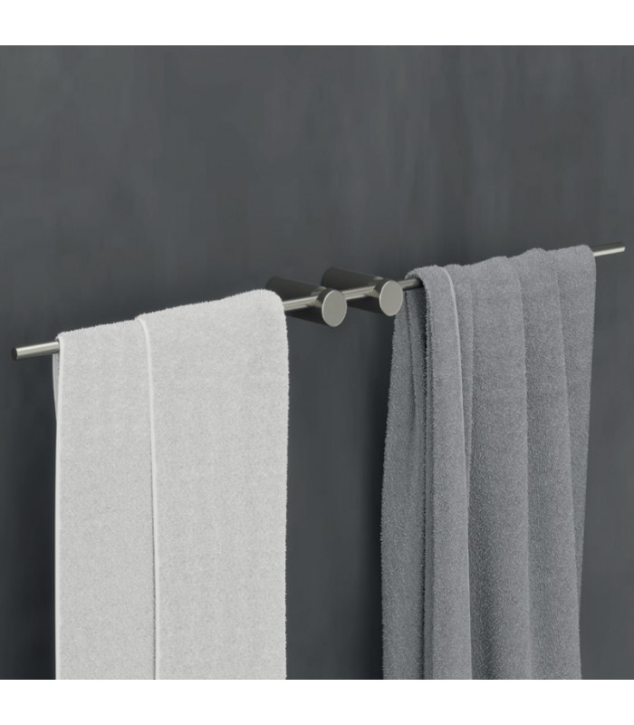 toallero-barra-niquel-cepillado-time.jpg Toallero barra níquel cepillado Time 50 - Imagen 1