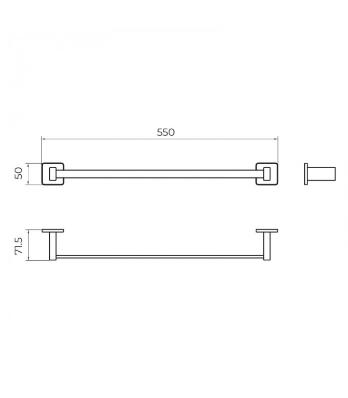 toallero-barra-oro-rosa-cepillado-technic.jpg Toallero barra oro rosa cepillado Technic 50 - Imagen 1