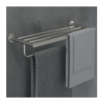 Toallero múltiple black gun metal Practic - Imagen 2