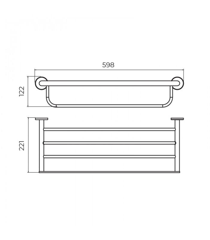 toallero-multiple-black-gun-metal-practic.jpg Toallero múltiple black gun metal Practic - Imagen 1