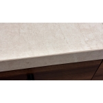 Encimera porcelánica para mueble de baño para lavabo sobreponer con faldón 4 cm - Imagen 19