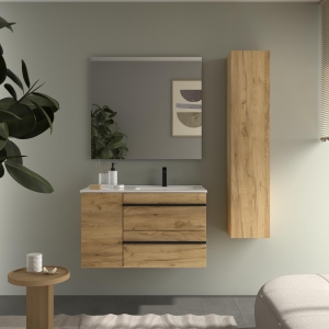 SALGAR BORN Mueble de baño suspendido 90+puerta Lavabo Constanza - Imagen 2