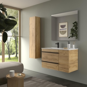 SALGAR BORN Mueble de baño suspendido 90+puerta Lavabo Constanza - Imagen 3