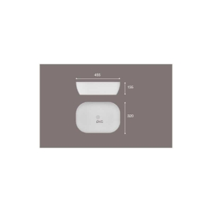 Lavabo Nalon bicolor Plata - Imagen 2