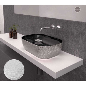 Lavabo Nalon bicolor Plata