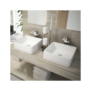 Lavabo sobre encimera 36.5×36.5×14 EXTRA-FINO de cerámica Anubis