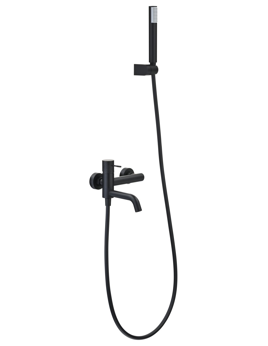 KIT BAÑO/DUCHA MONOMANDO GENOVA NEGRO MATE BDG053-4NG KIT BAÑO/DUCHA MONOMANDO GENOVA NEGRO MATE BDG053-4NG - Imagen 1