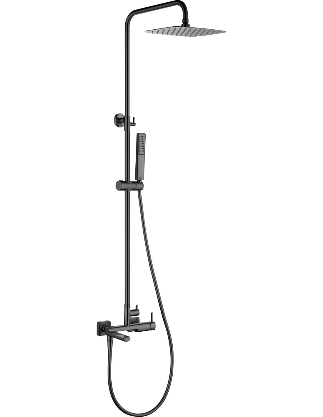 CONJUNTO BAÑERA MONOMANDO TOSCANA BLACK GUN METAL BDT064-B/BGM CONJUNTO BAÑERA MONOMANDO TOSCANA BLACK GUN METAL BDT064-B/BGM - Imagen 1