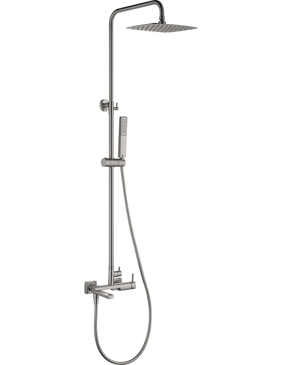 CONJUNTO BAÑERA MONOMANDO TOSCANA NÍQUEL CEPILLADO BDT064-B/NQ CONJUNTO BAÑERA MONOMANDO TOSCANA NÍQUEL CEPILLADO BDT064-B/NQ - Imagen 1