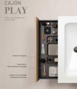 Pack mueble de baño suspendido Nido 3C de Visobath - Imagen 3